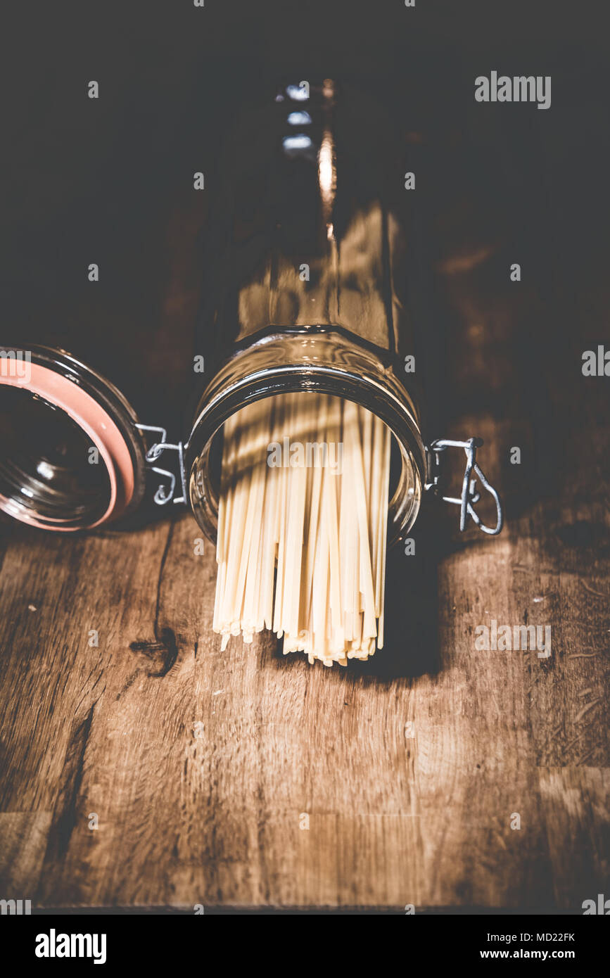 Spaghetti in a Jar Stock Photo Alamy