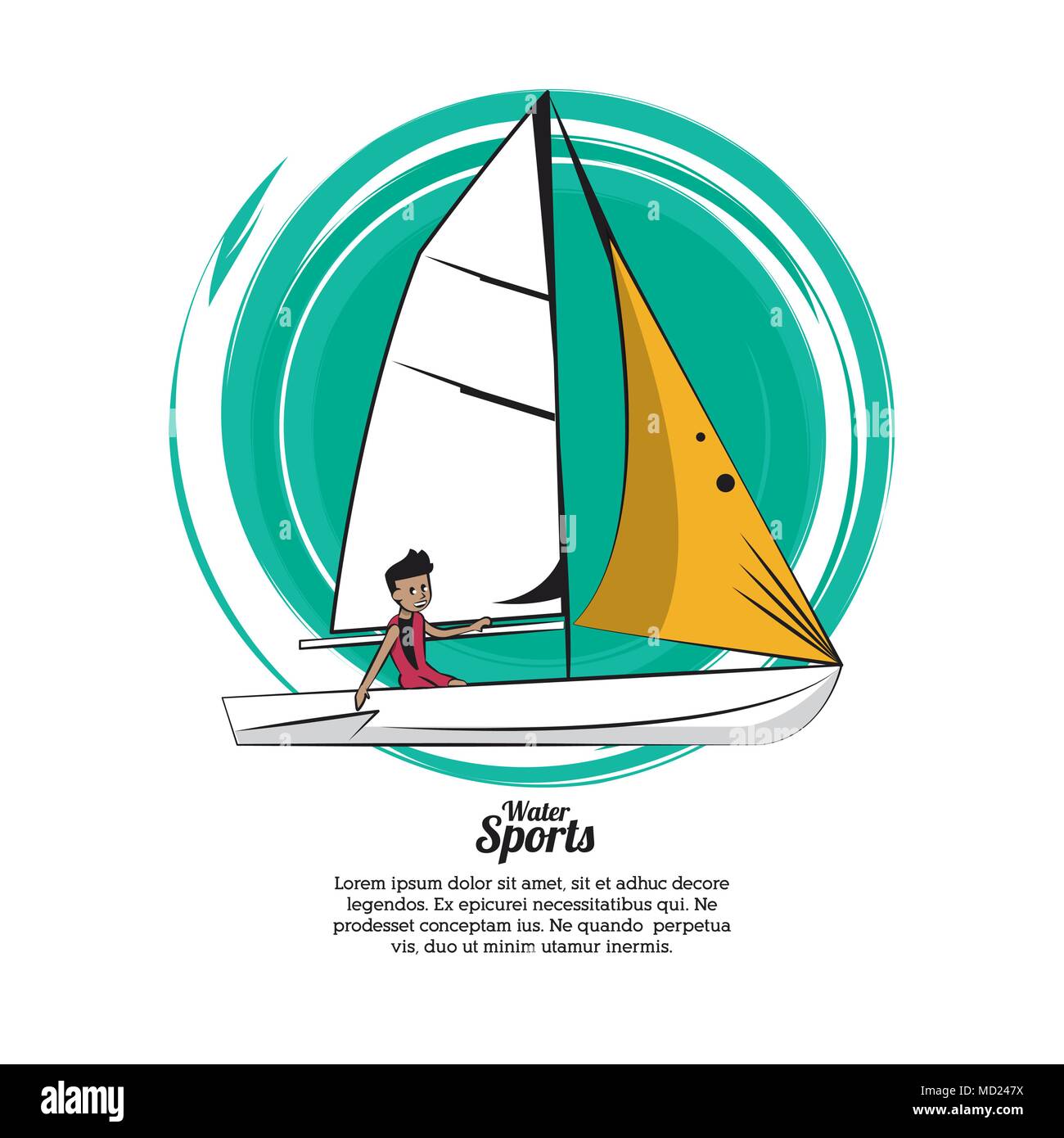 Water sport concept Stock Vector Image & Art - Alamy