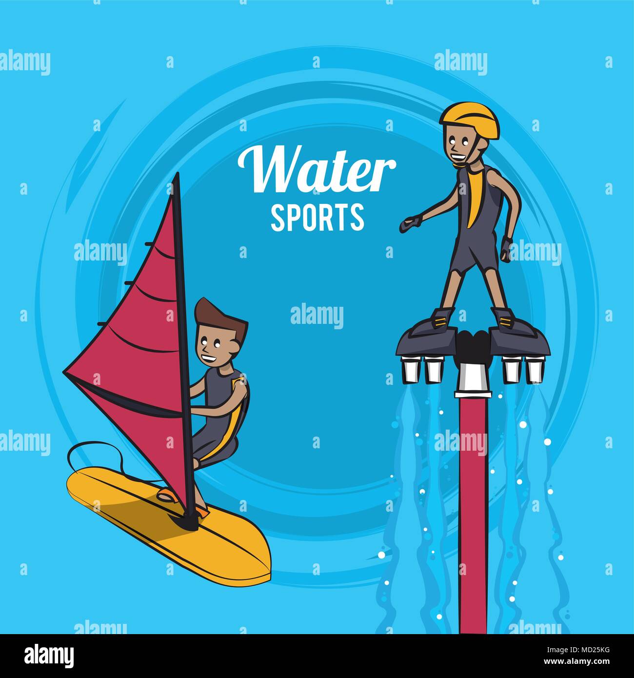Flysurfing water sport Stock Vector Image & Art Alamy