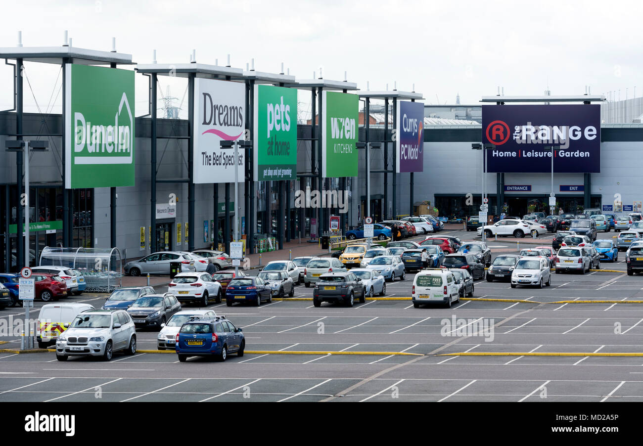 Ravenside Retail Park, Erdington, Birmingham, UK Stock Photo Alamy