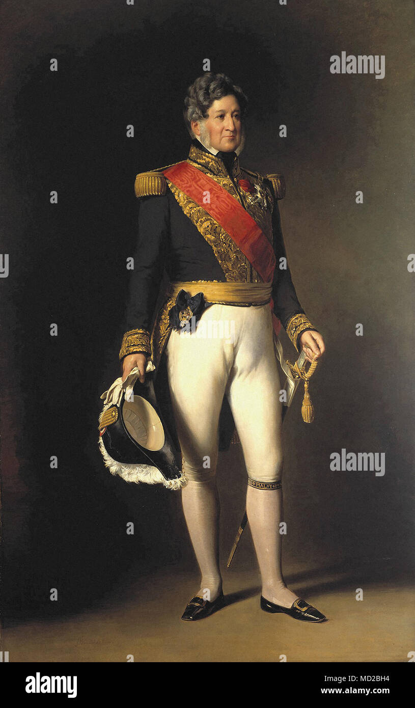 Winterhalter Franz Xavier - Louis Philippe King of the French (1773-1850) Stock Photo