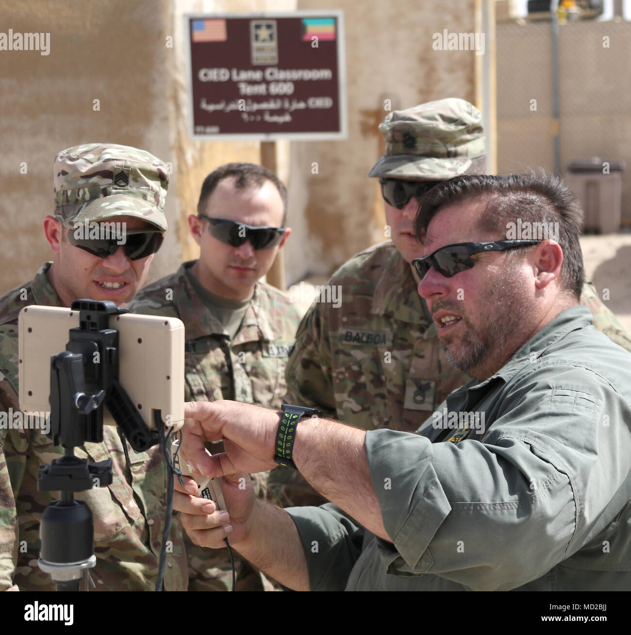 CAMP BUEHRING, Kuwait Mike Podplesky from ARCENT Readiness Training