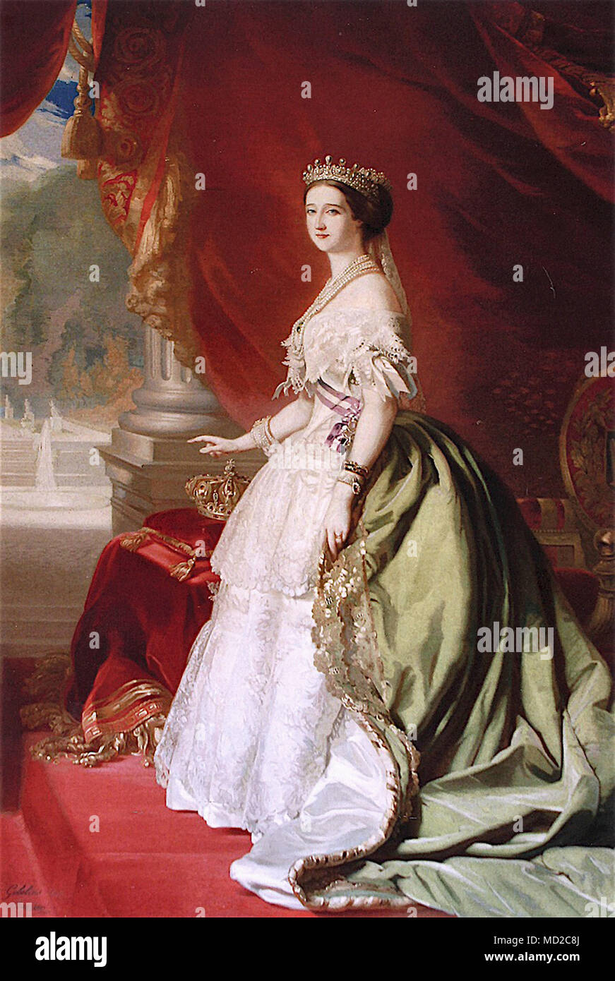 Empress Eugenie as Marie Antoinette