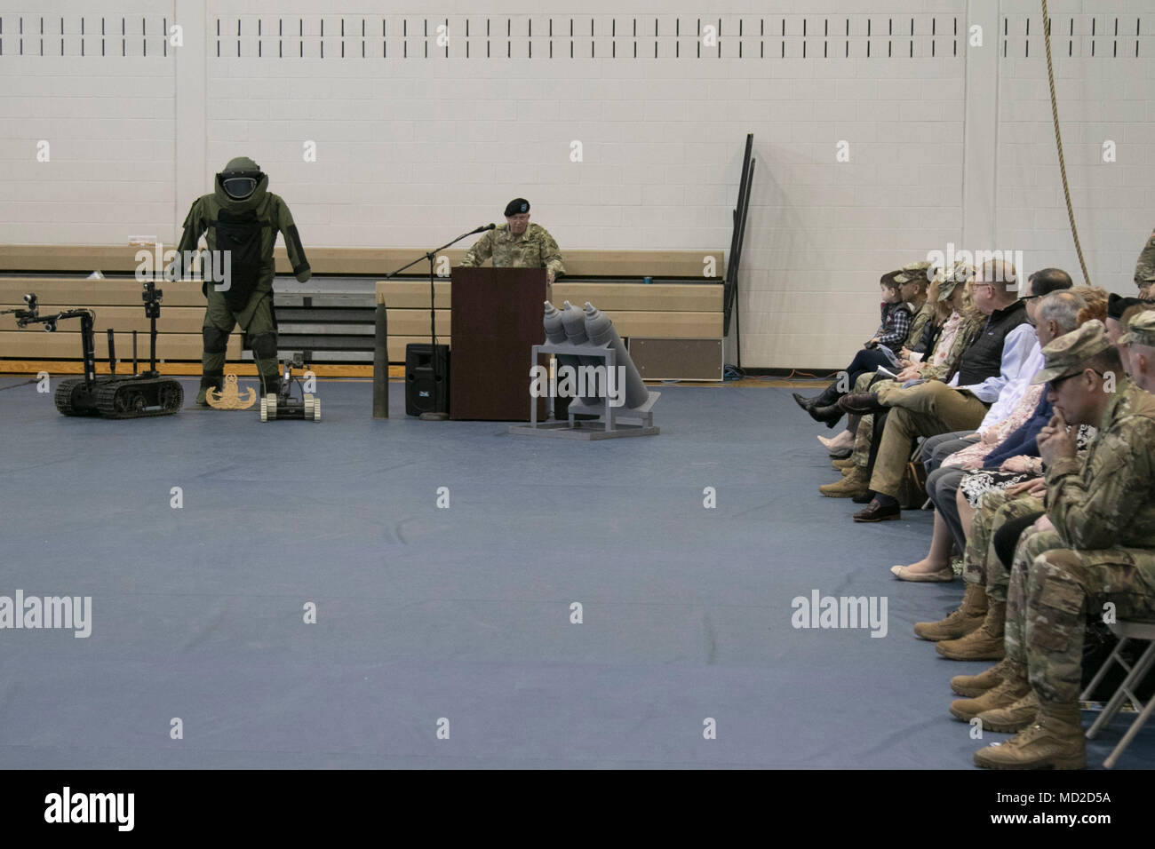 Brig. Gen. James E. Bonner, commanding general of the 20th Chemical