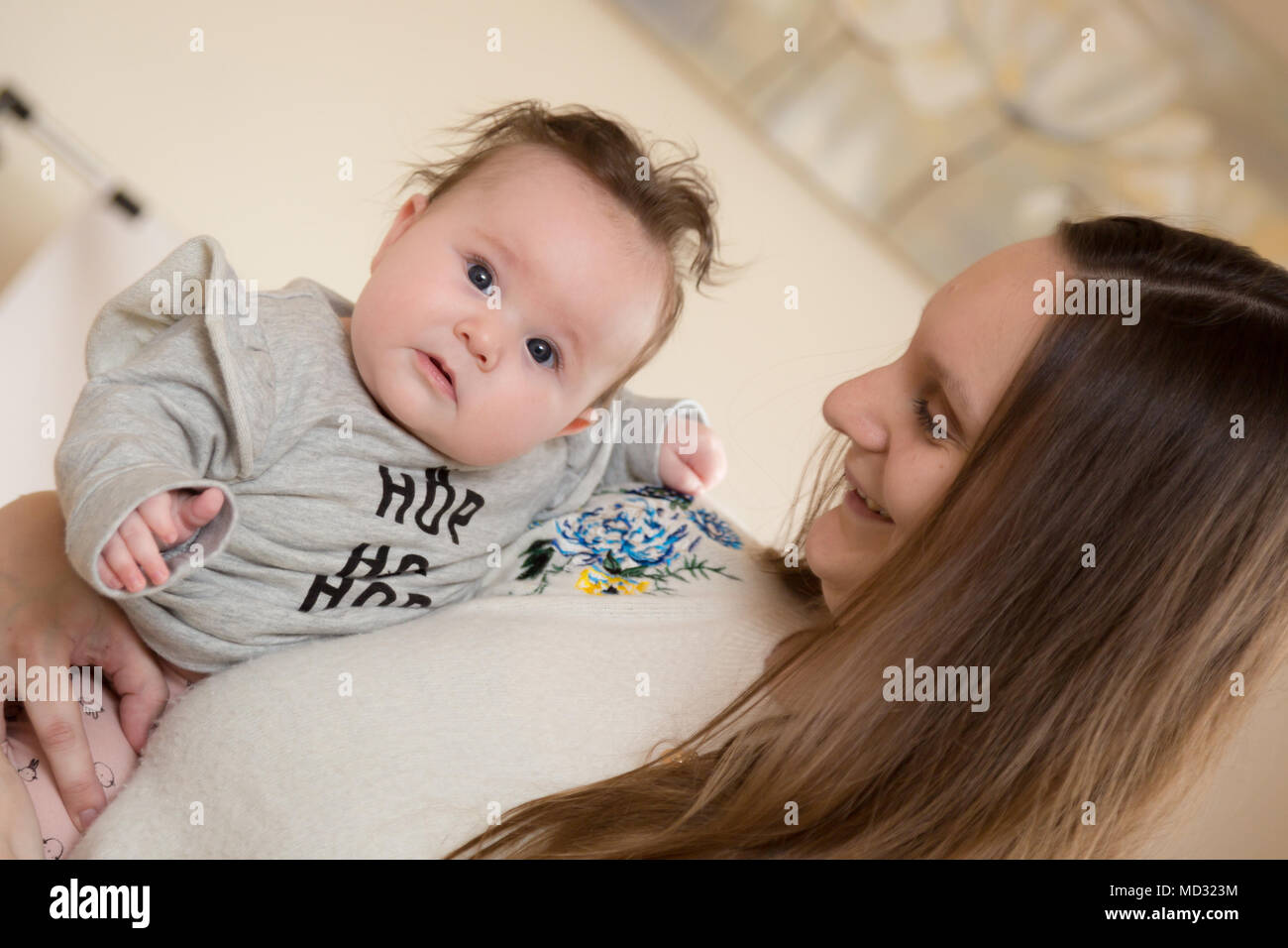 Mother and Baby Group Stock Photo