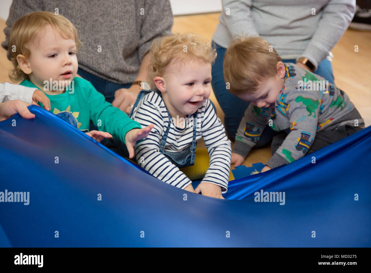 Toddler Sensory Class Stock Photo