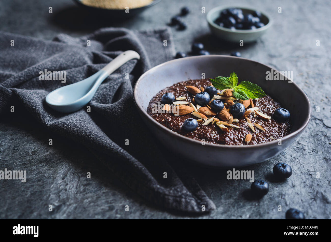 Porridge almonds hires stock photography and images Alamy
