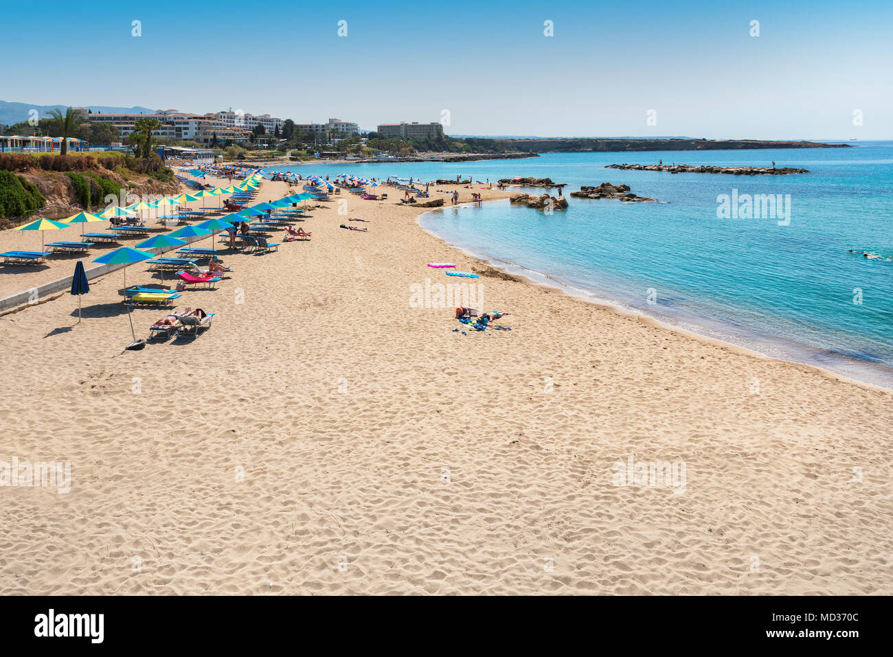 Beautiful Coral Bay Beach In Paphos Cyprus Stock Photo Alamy Beautiful Coral Bay Beach In Paphos Cyprus Stock Photo Alamy