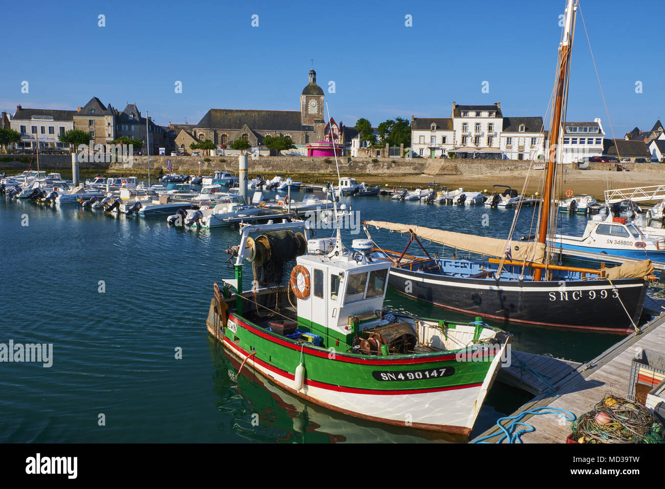France, Loire-Atlantique, Piriac-sur-Mer, the port Stock Photo - Alamy