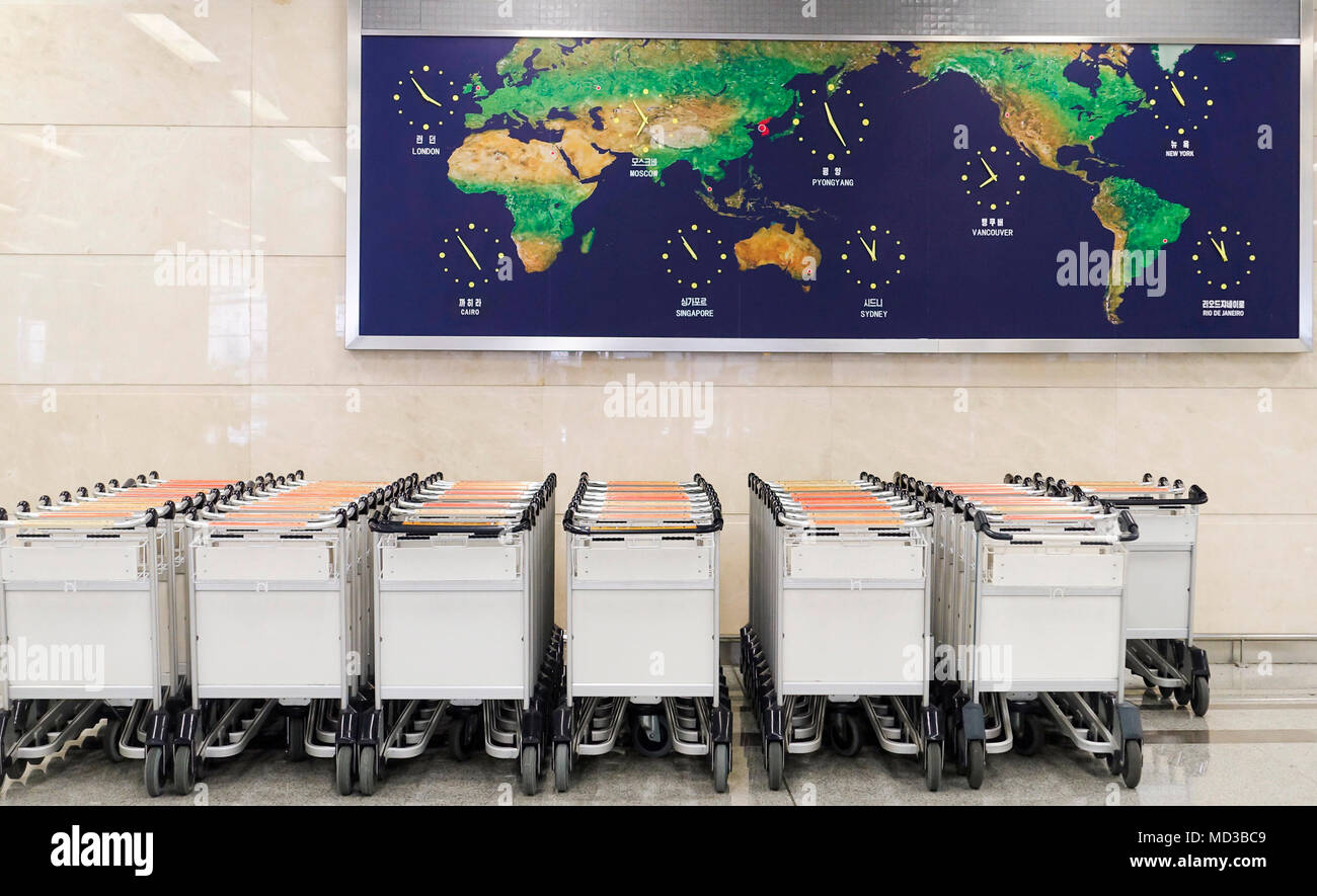 Pyongyang Sunan The Pyongyang Sunan International Airport, Mar 31, 2018 : The Pyongyang ...