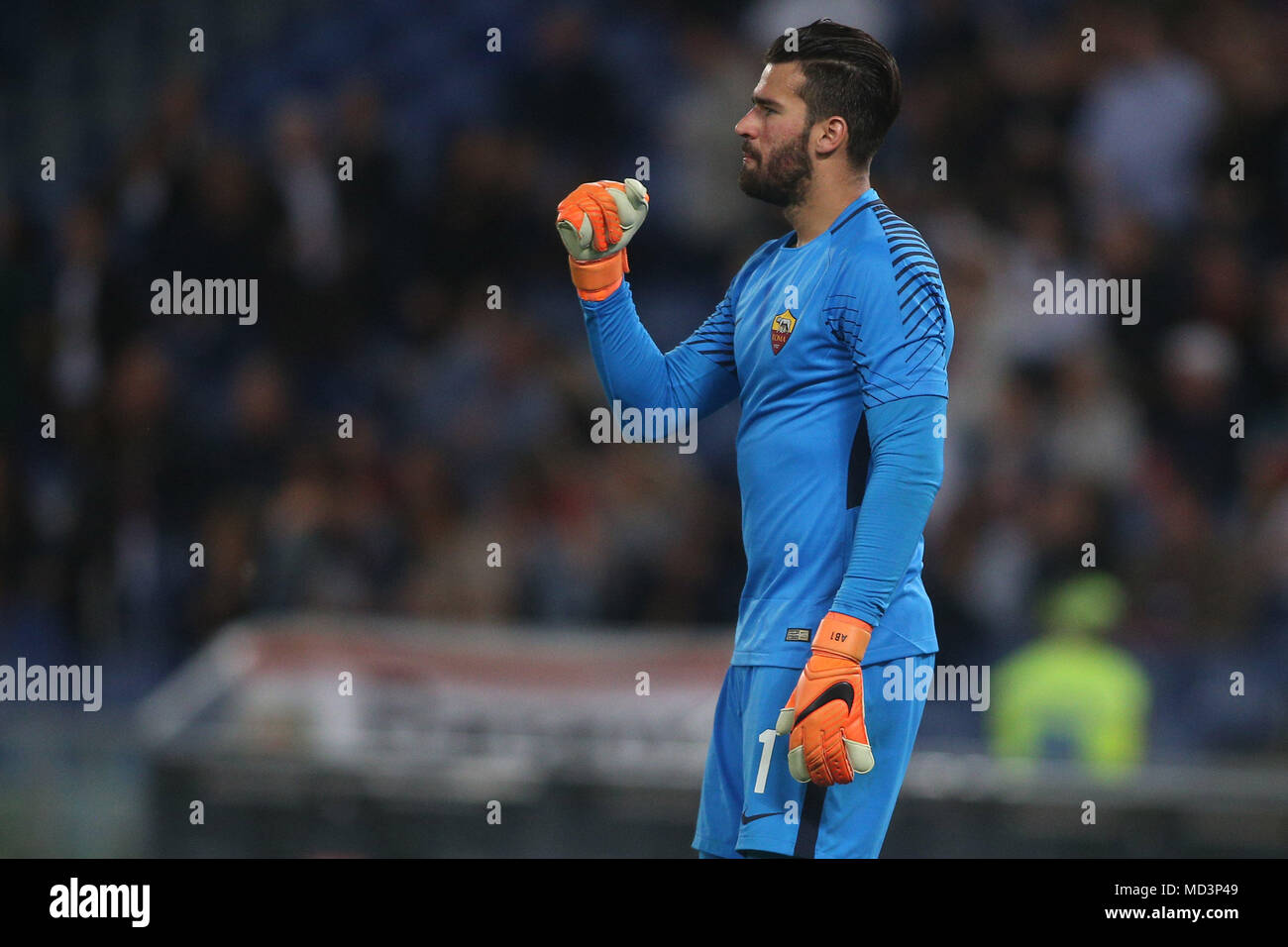 Stadio Olimpico, Rome, Italy. 18th Apr, 2018. Serie A Roma vs Genoa ...