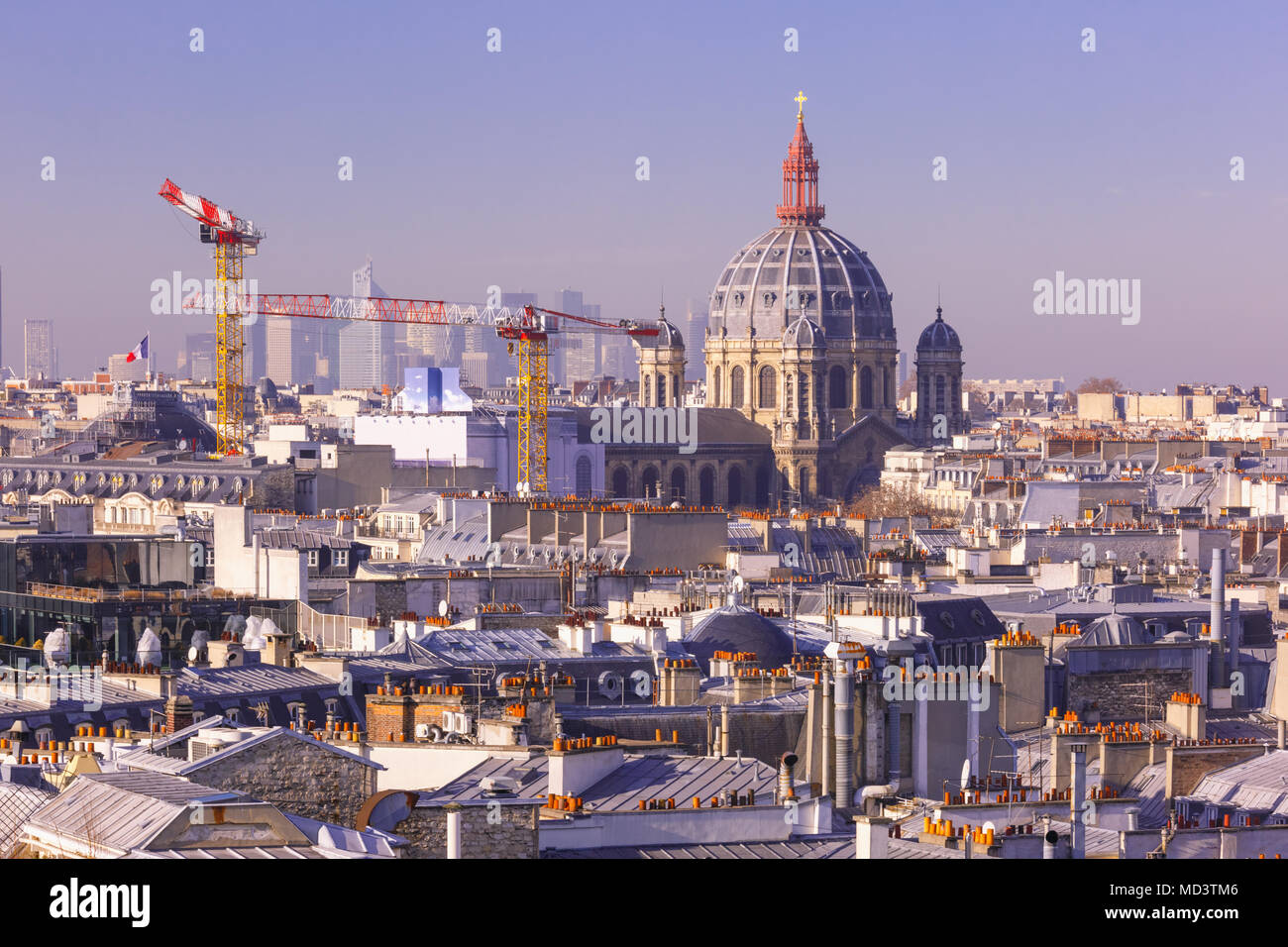 City rooftops Paris, France Stock Photo
