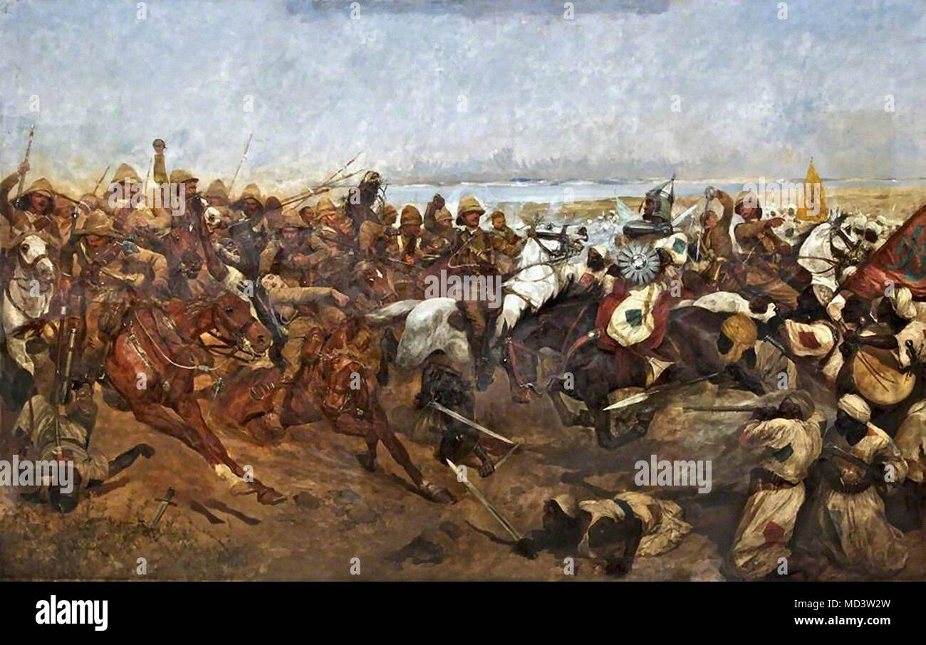 Woodville Richard Caton the Charge of the 21st Lancers at the Battle