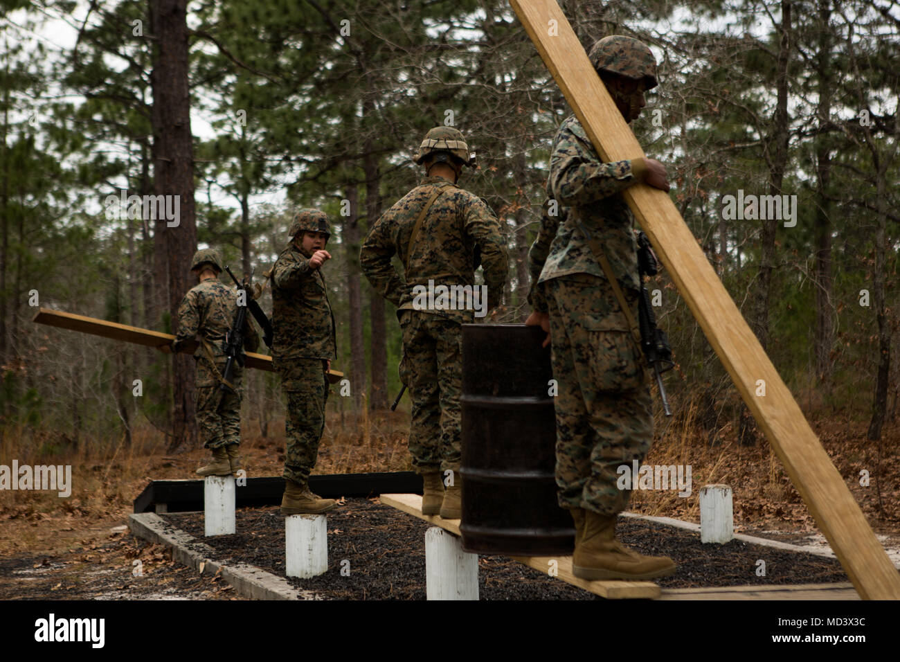 U.S. Marines with Headquarters Battery, 10th Marine Regiment, 2nd ...