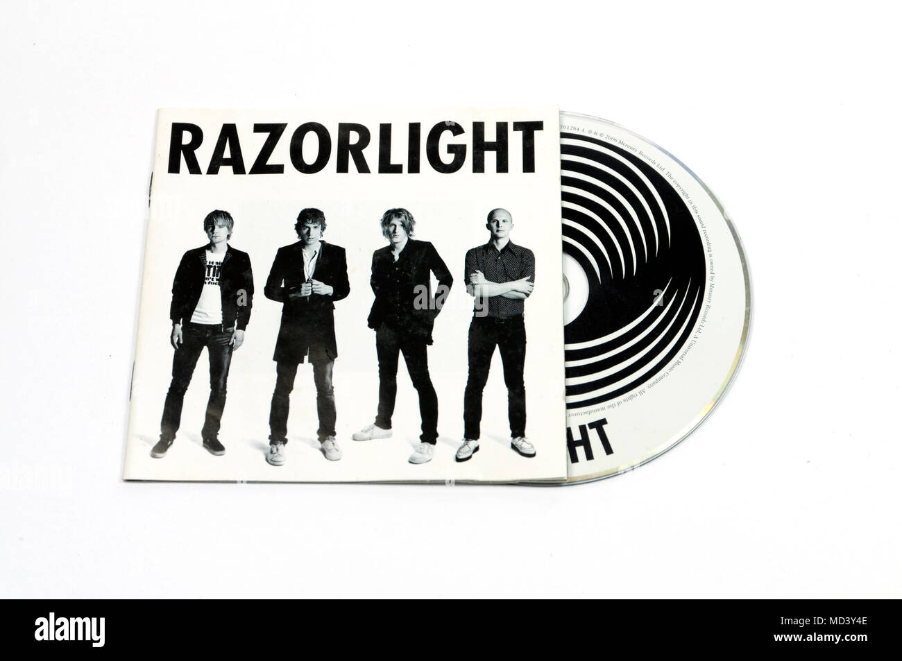 Razorlight self titled second album of the British Indie rock band Stock Photo