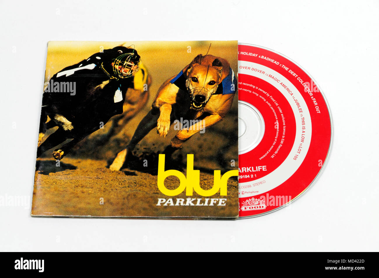 Blur Parklife CD Stock Photo