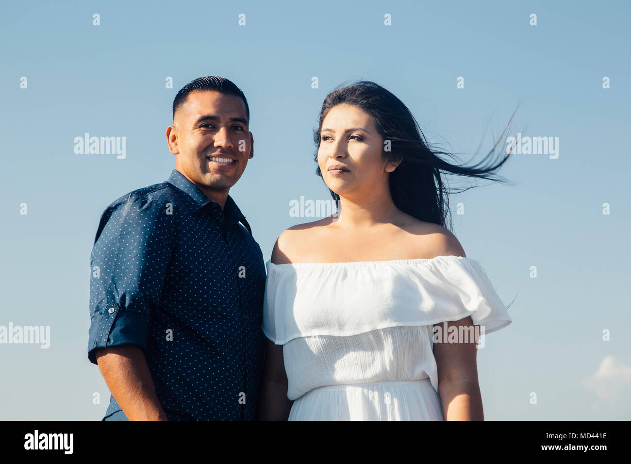 Portrait of young hispanic man hi-res stock photography and images - Alamy