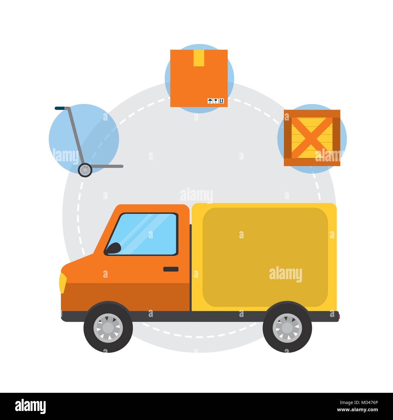 Delivery service concept Stock Vector Image & Art - Alamy