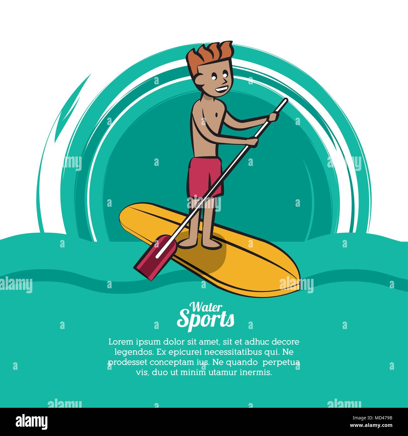 Water sport concept Stock Vector Image & Art - Alamy