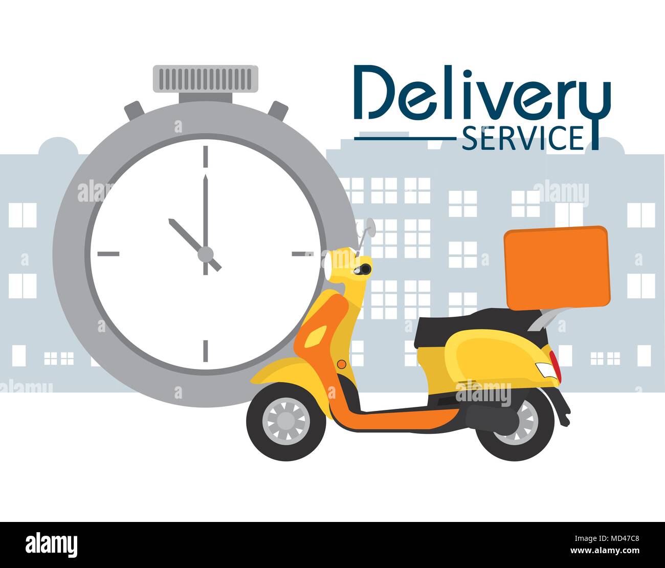 Delivery service concept Stock Vector Image & Art - Alamy