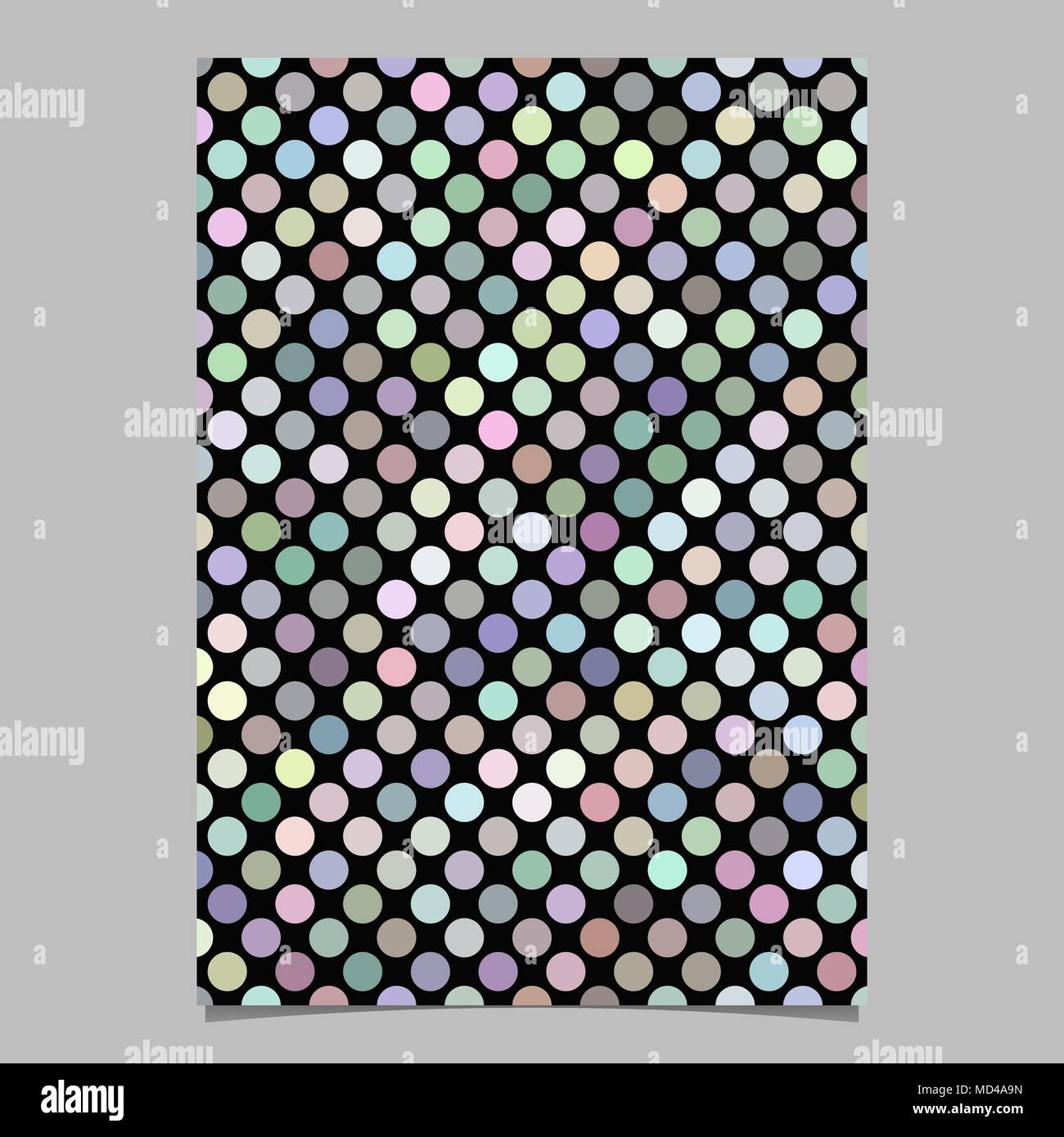 Colorful abstract dot pattern brochure background Stock Vector Image ...