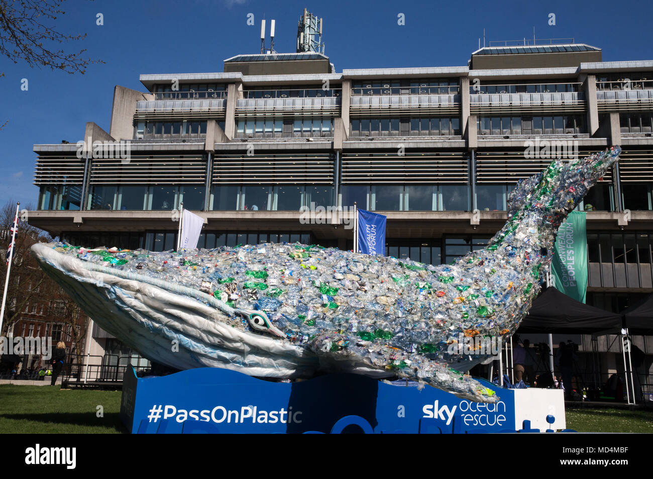 Plastics outside the qe2 conference centre hires stock photography and
