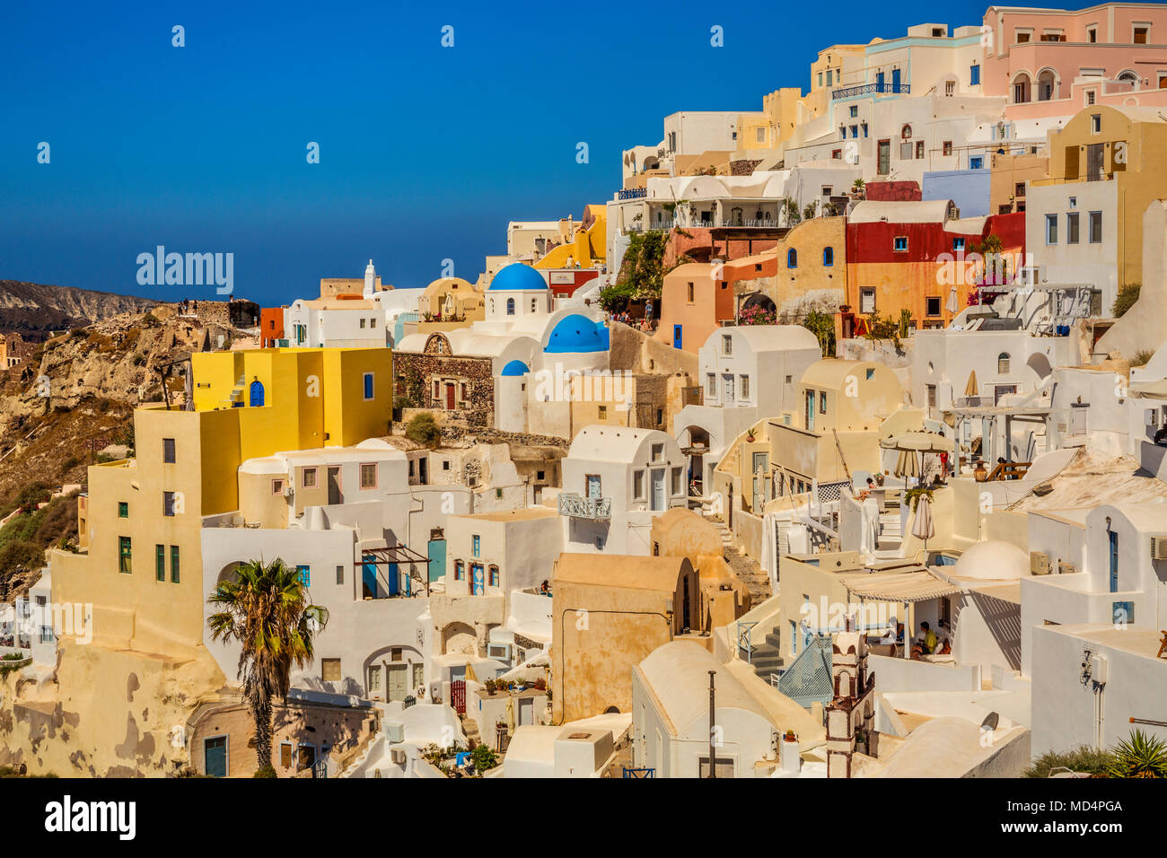 Oia. Santorini Island. Cyclades Islands. Greece Stock Photo