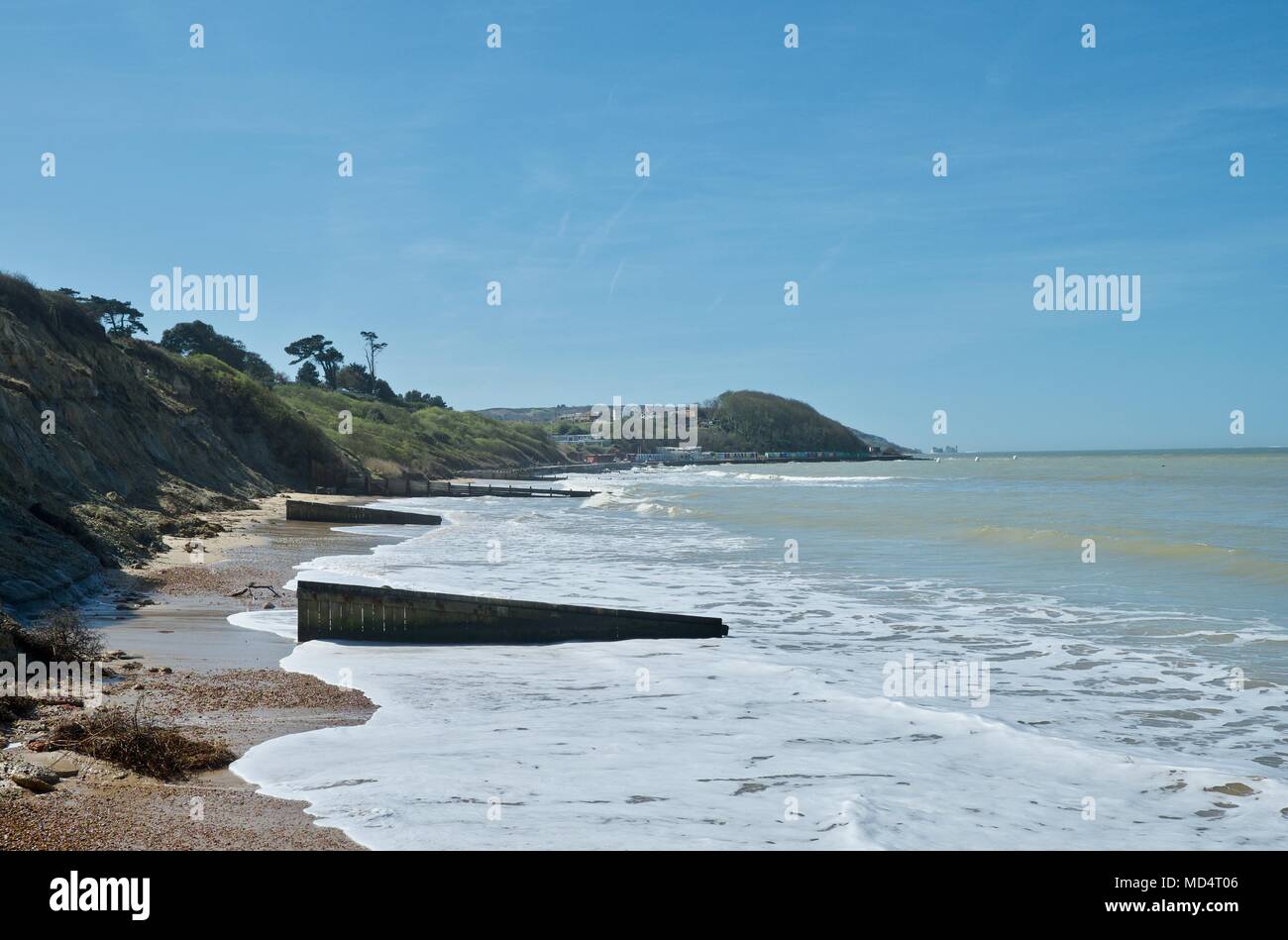Colwell Bay, Isle of Wight, United Kingdom Stock Photo