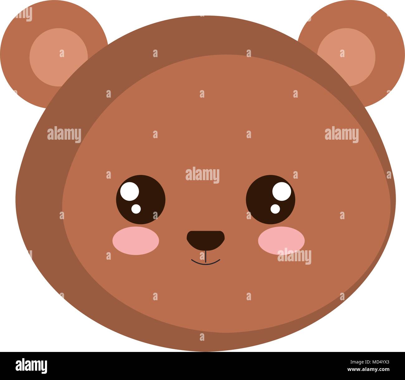 cute bear head