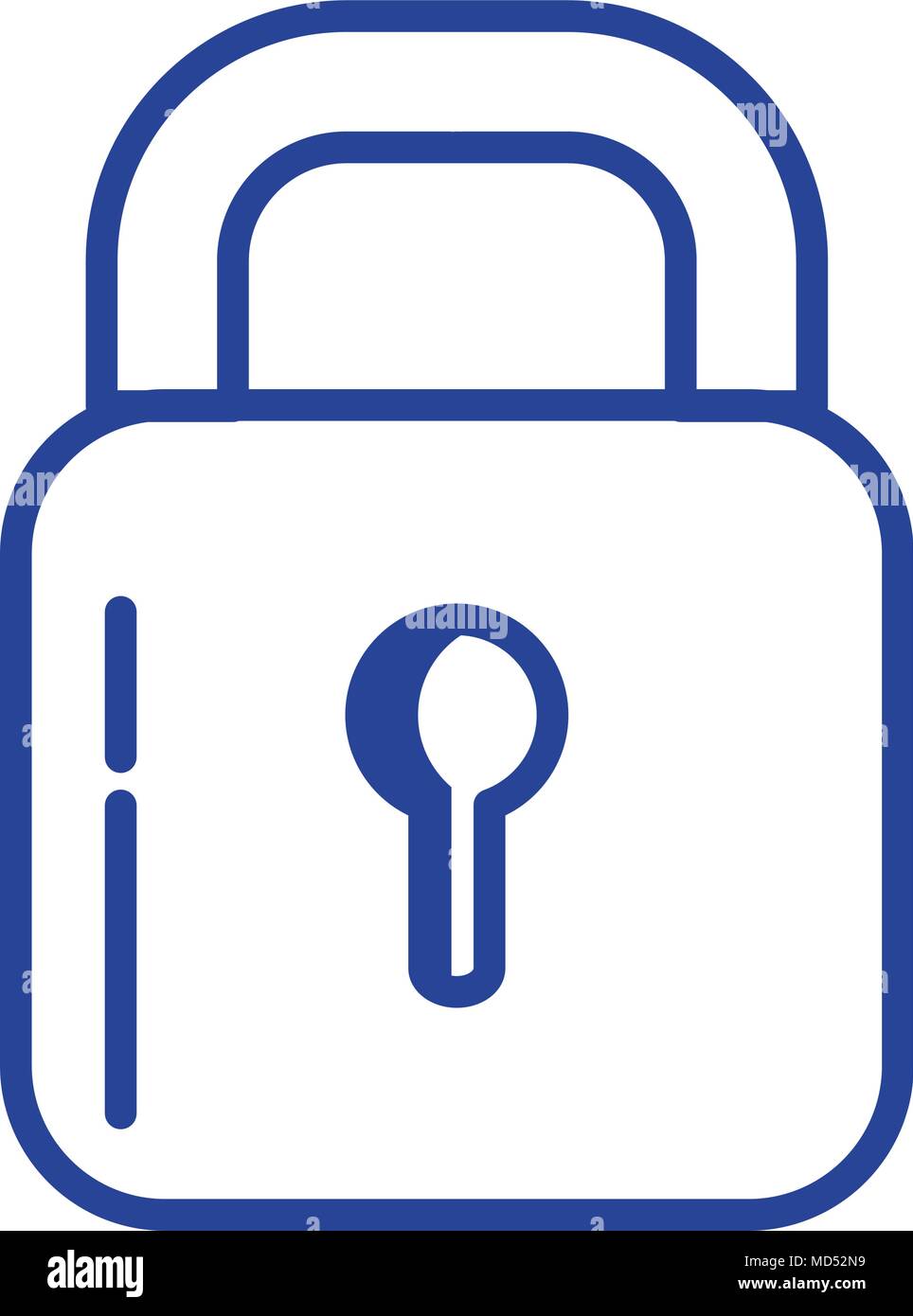 safe secure padlock icon Stock Vector Image & Art - Alamy