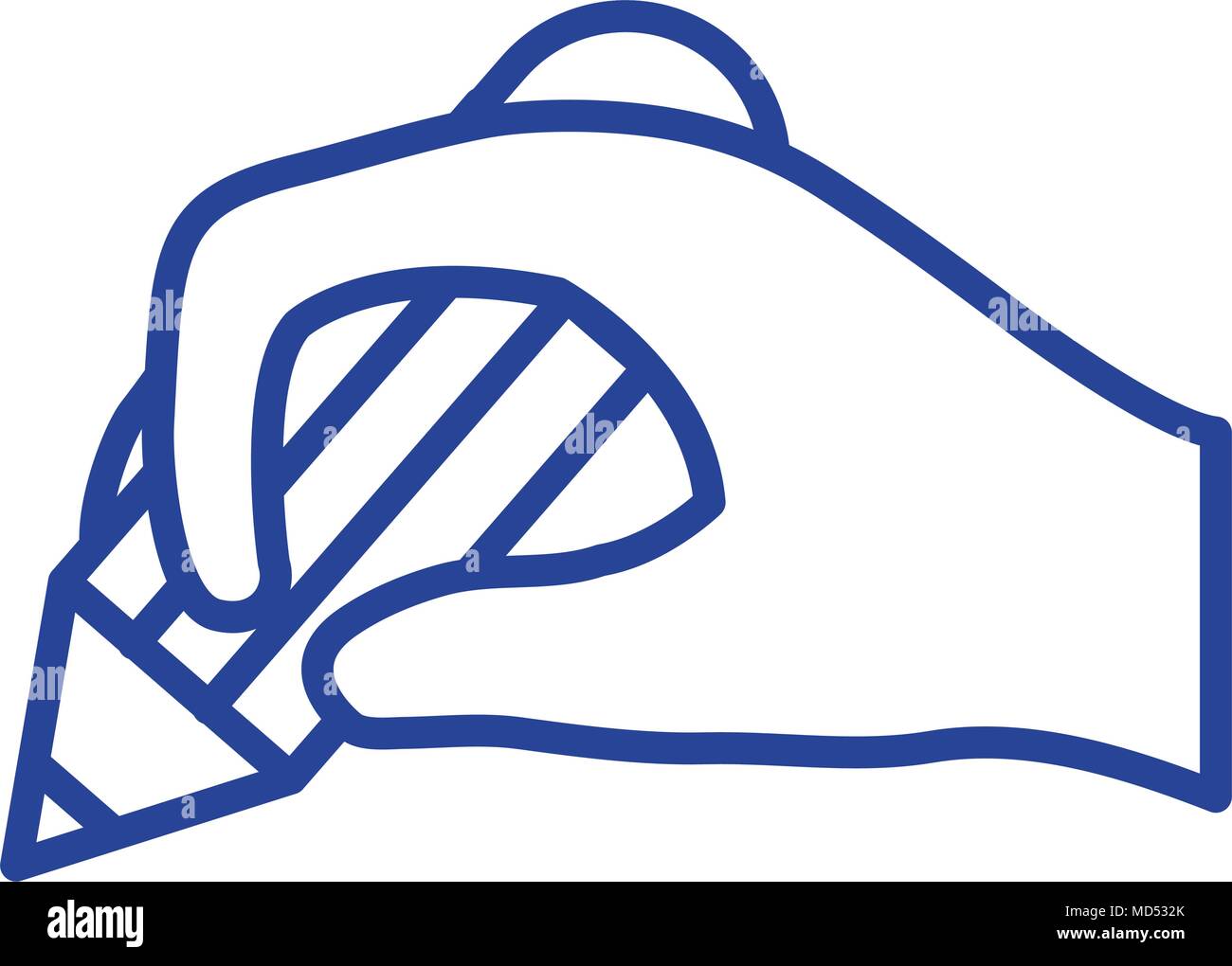 hand writing with pencil Stock Vector Image & Art - Alamy