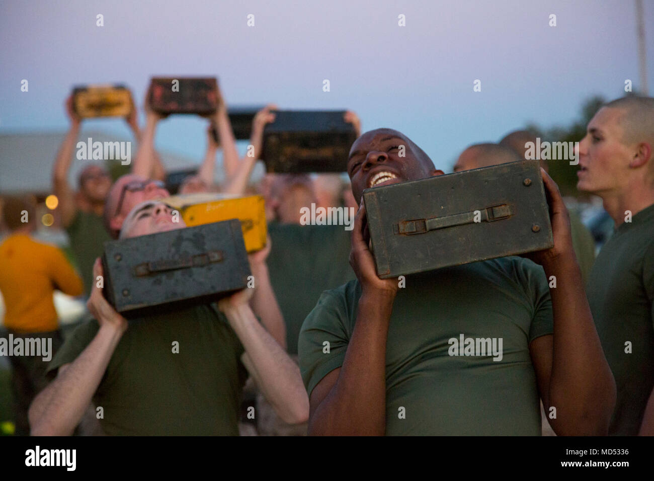 A U.S. Marine Corps Recruit with platoon 2024, Echo Company, 2nd
