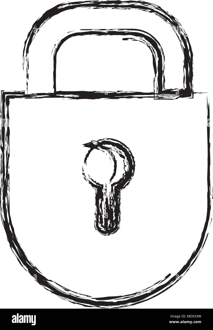 safe secure padlock icon Stock Vector Image & Art - Alamy