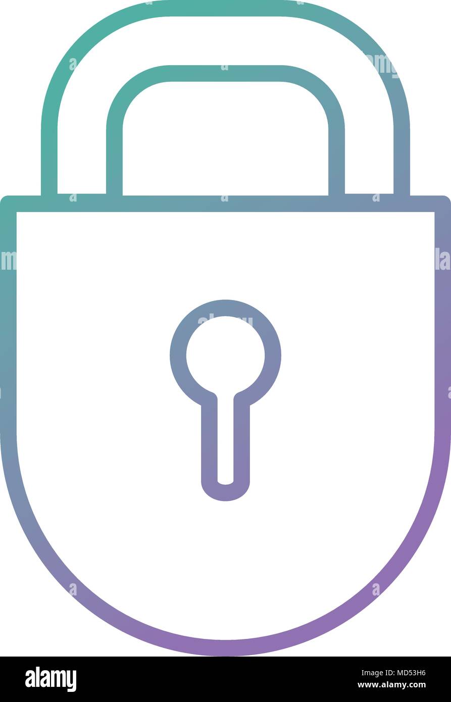 safe secure padlock icon Stock Vector Image & Art - Alamy