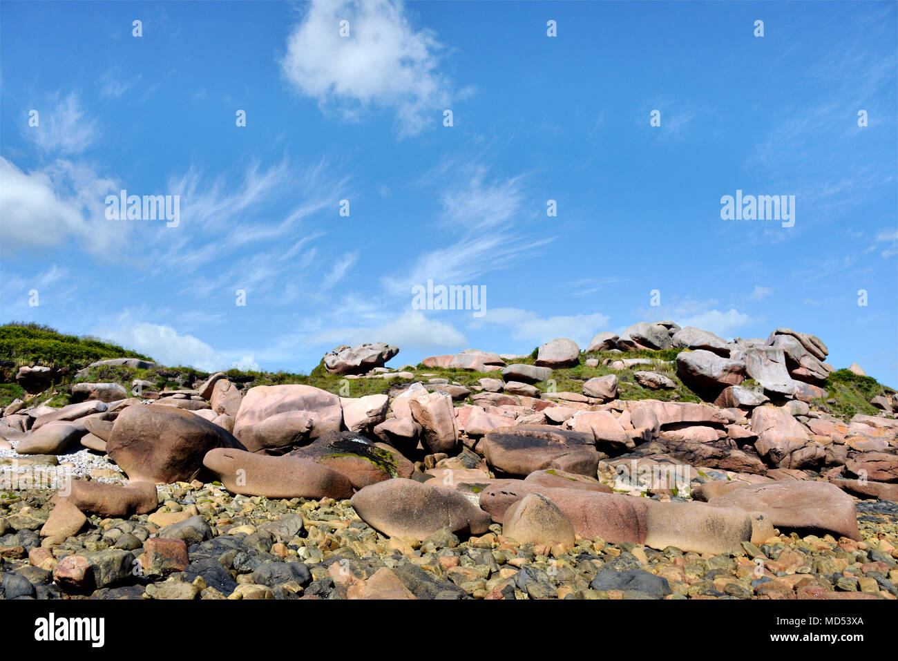 Pink Granite Landscape Rock