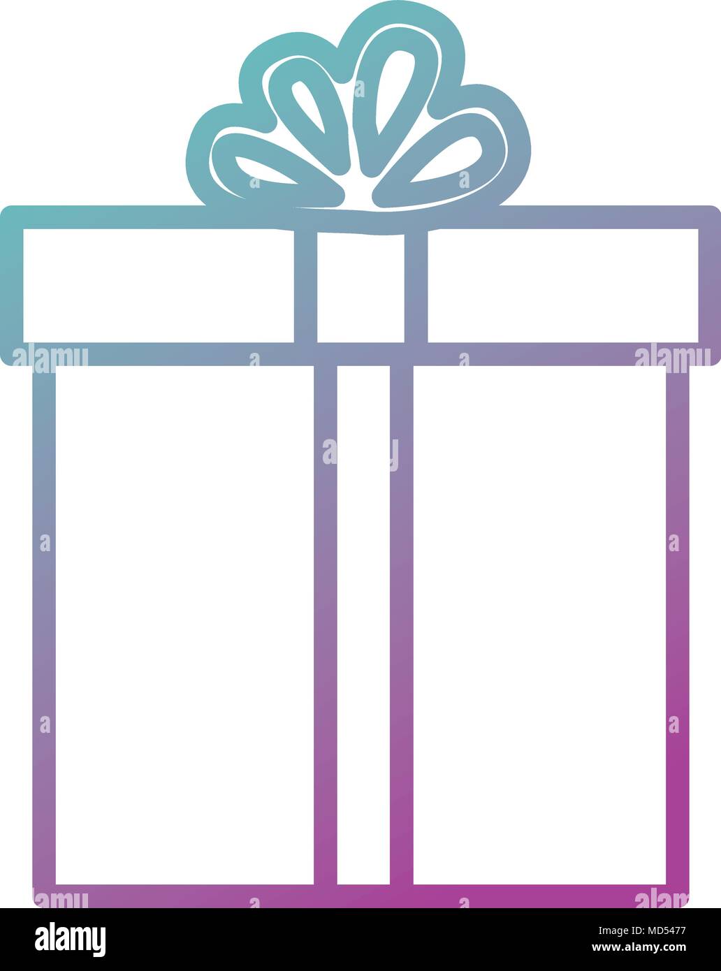 gift box present icon Stock Vector Image & Art - Alamy