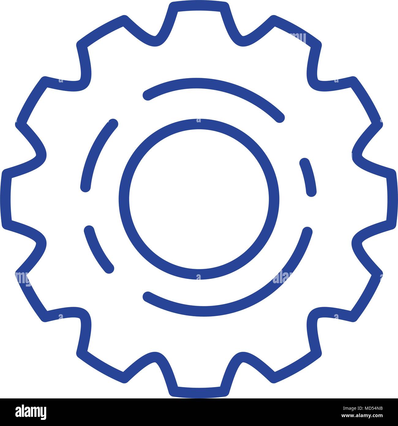 gears machinery isolated icon Stock Vector Image & Art - Alamy