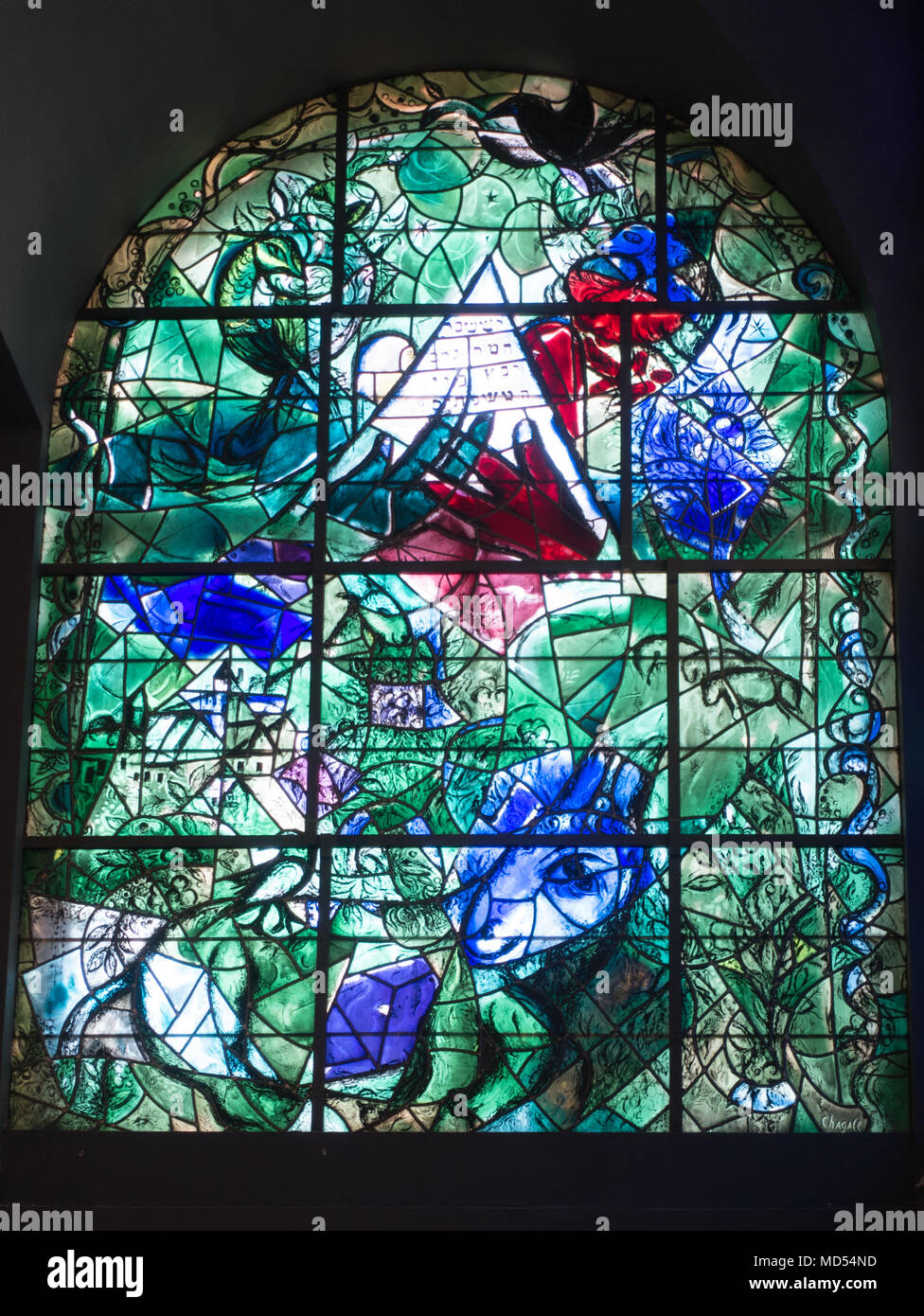 Marc Chagall Stained Glass Windows 12 Tribes