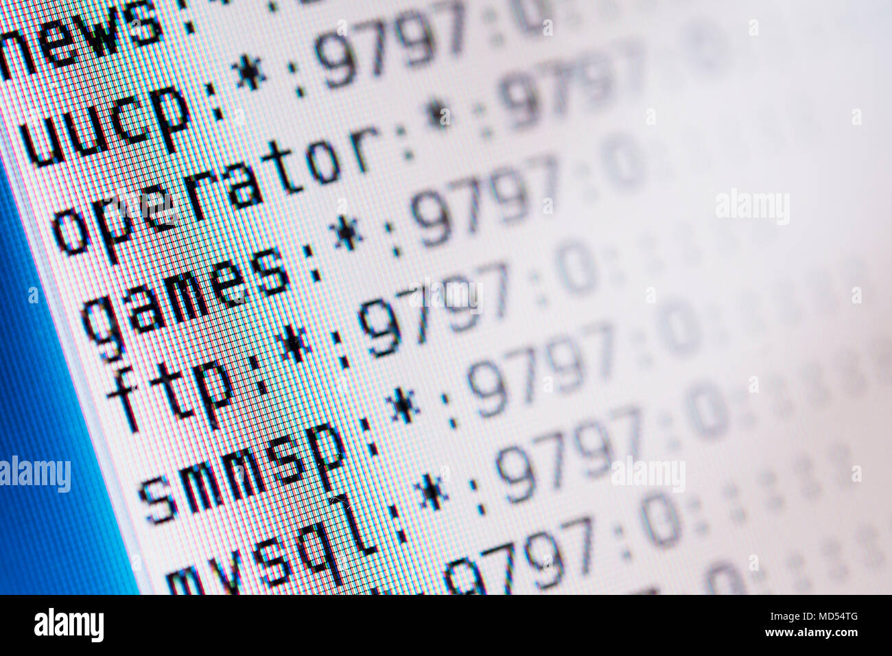 Text symbol matrix system hi-res stock photography and images - Alamy