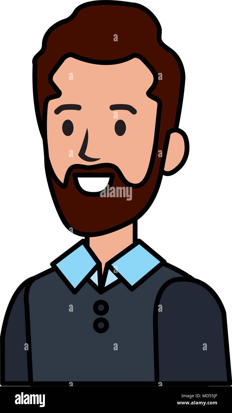 businessman with beard avatar character icon Stock Vector Image & Art ...