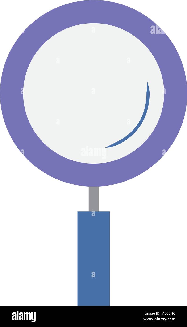magnifying glass isolated icon Stock Vector Image & Art - Alamy