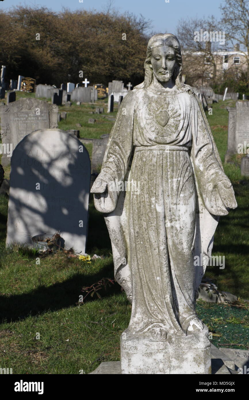 Jesus grave stone memorial Stock Photo