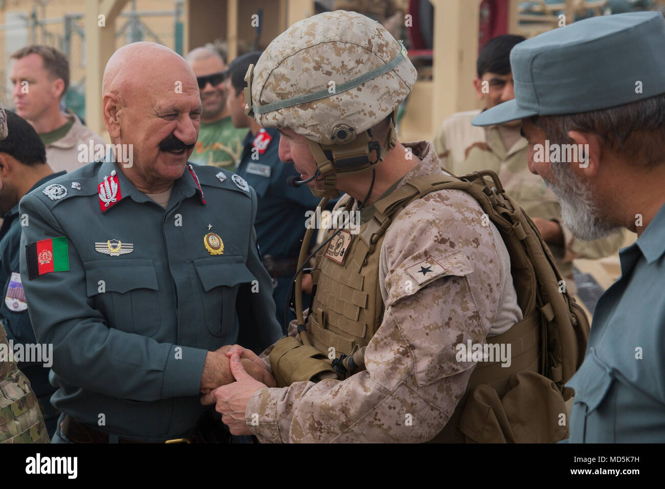 Brig. Gen. Ahaj Gul Mohammad Chakhansori, deputy commander of the 505th ...