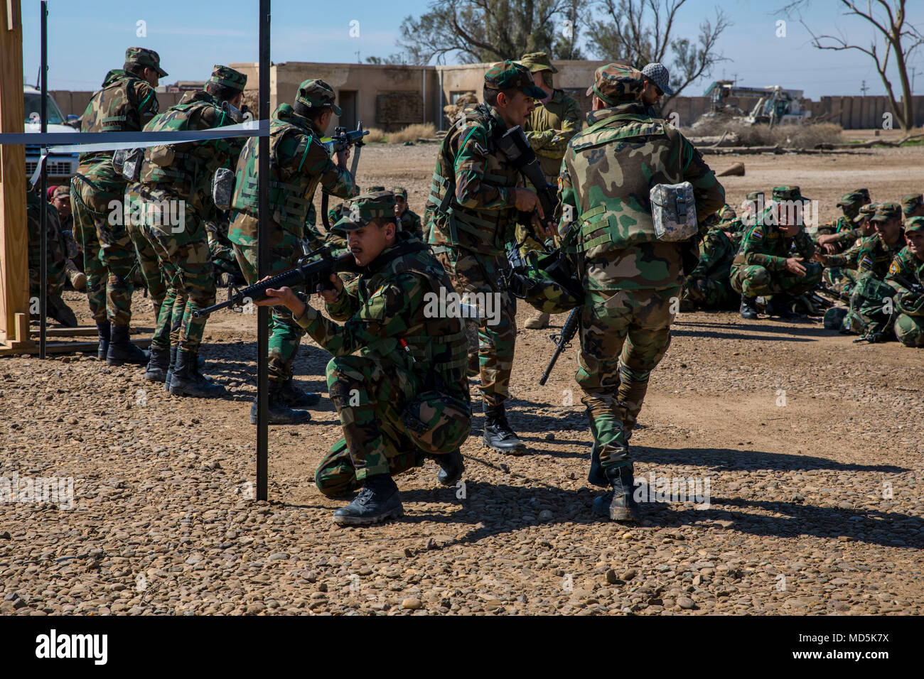 Iraqi Soldiers Assigned To 1st Battalion 74th Brigade