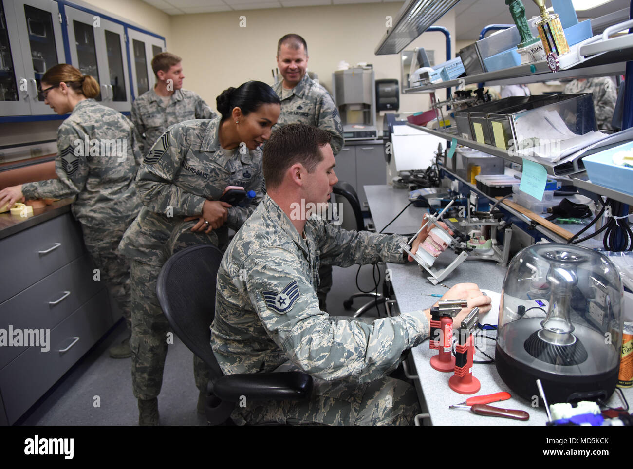 U.S. Air Force Staff Sgt. Sean Campbell, 81st Dental Squadron dental