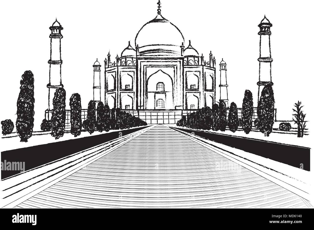 How to Draw the Taj Mahal: Narrated Step by Step - YouTube