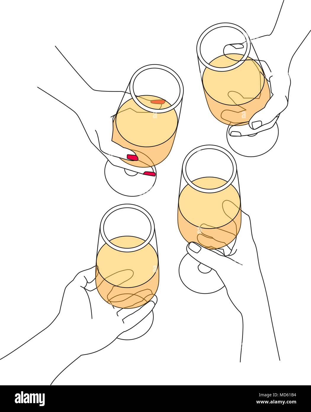 Wine Drinking Cartoon High Resolution Stock Photography and Images - Alamy