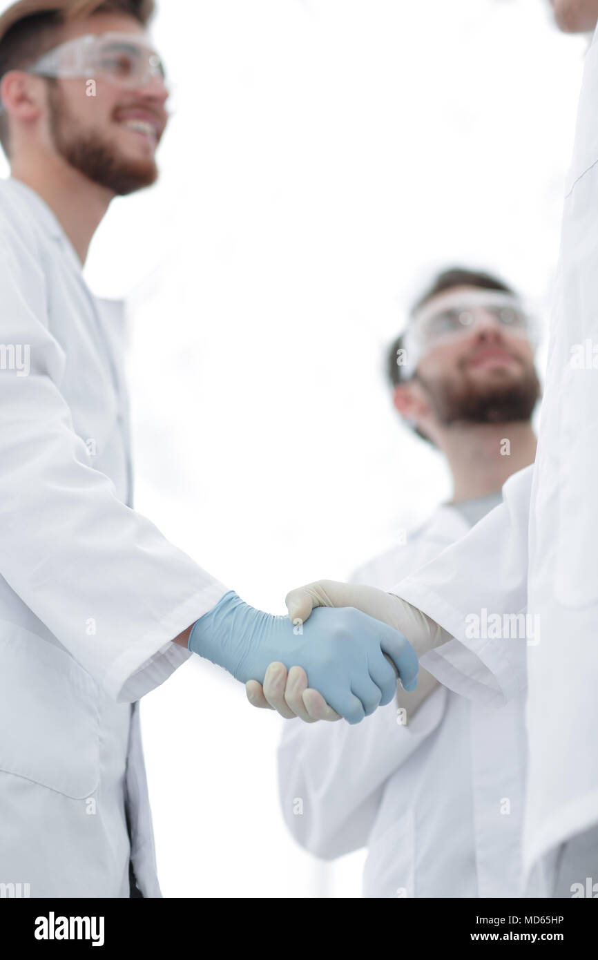 Cropped shot of medical workers shaking hands Stock Photo Alamy