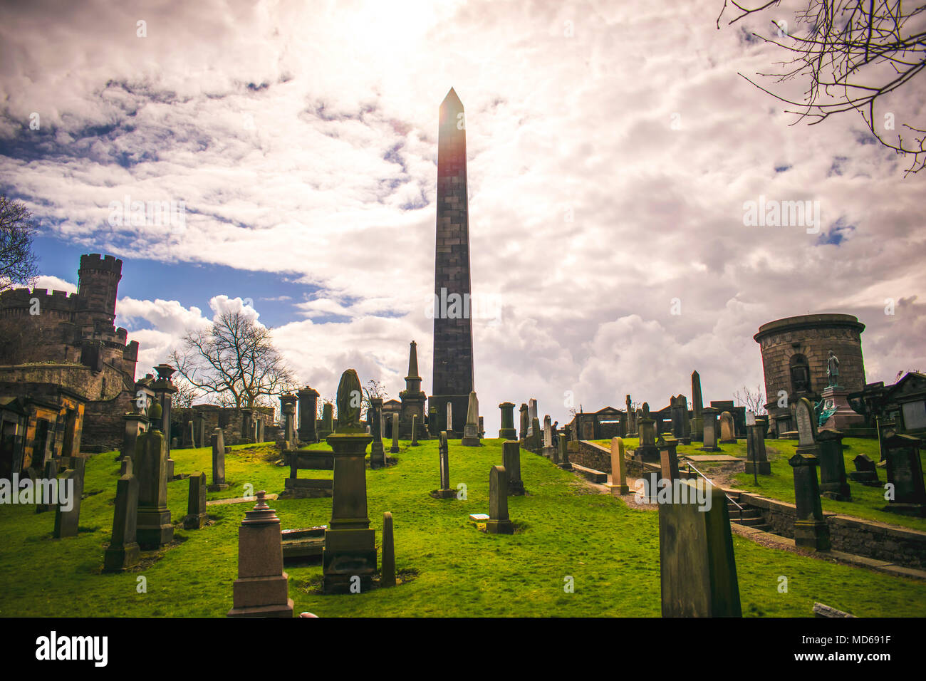 Edinburgh Architecture Traditional Scottish buildings houses Edinburgh monuments and landmarks castle  travel to Scotland Scotland tourism concept Eur Stock Photo