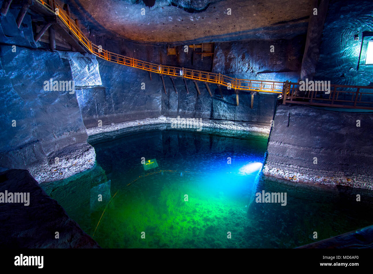 Underground Wieliczka Salt Mine (13th century), one of the world's